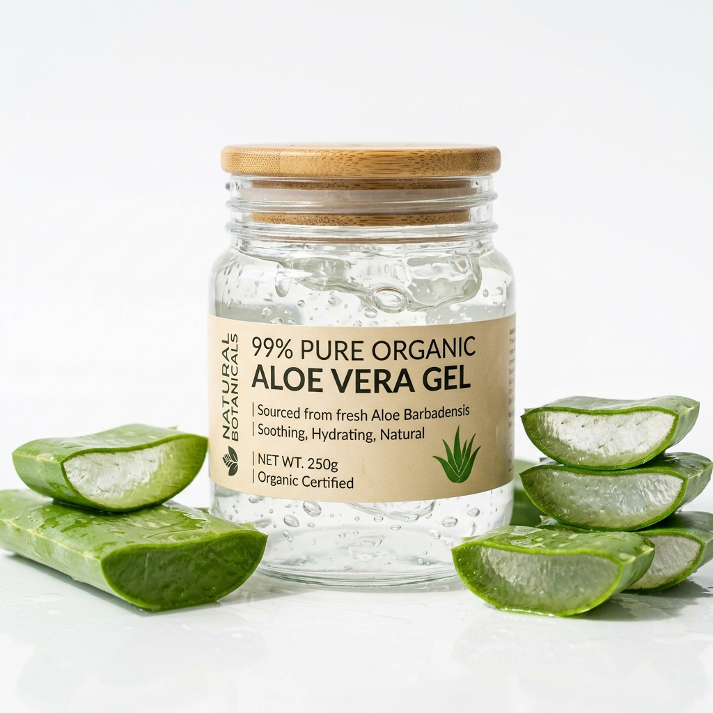 99% Pure Organic Aloe Vera Gel