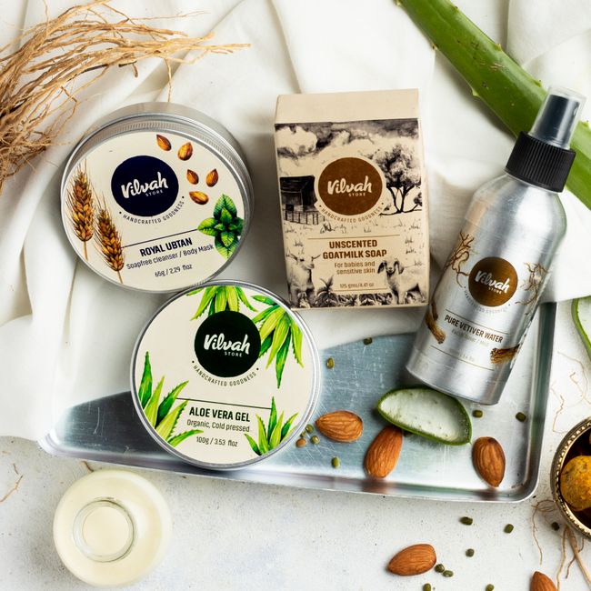 Ayurvedic Skincare Setup
