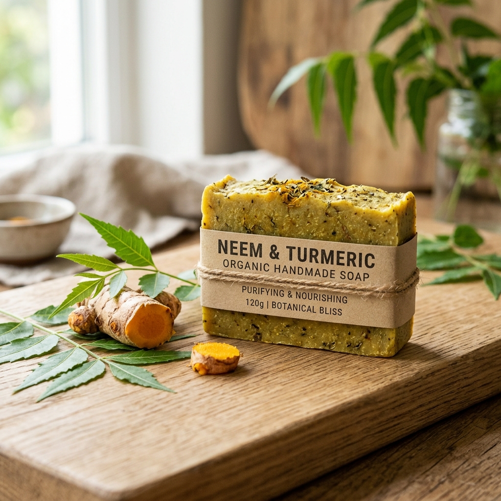 Neem-Turmeric Antiseptic Soap
